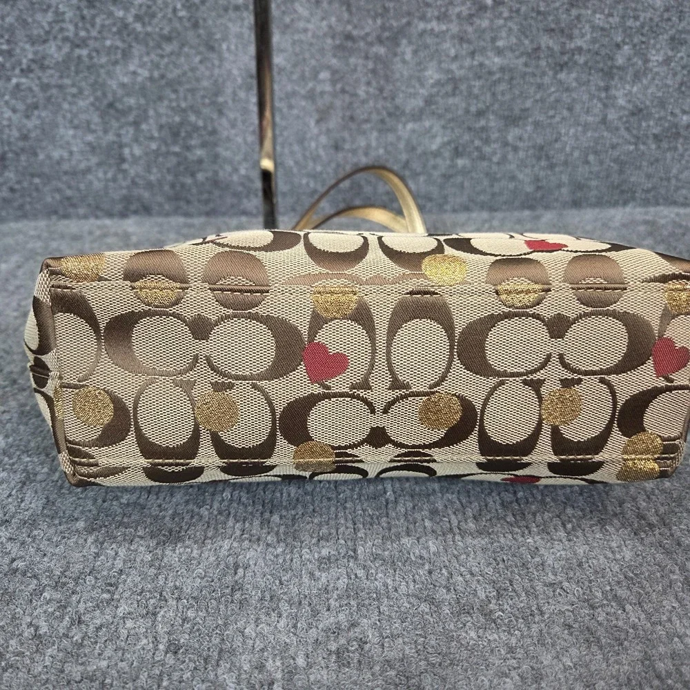 COACH Laura Secret Admire Signature Mini Tote Bag Handbag VTG Y2K Brown F46933
